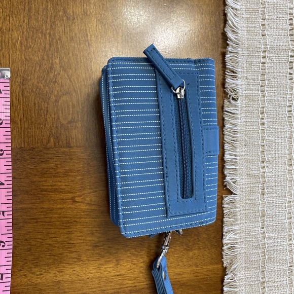 Stampin' Up! Women's Blue Striped Wristlet Wallet - Picture 7 of 7